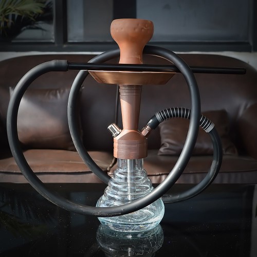 13 Inch AL-Rasta Modern Hookah With Silicon Pipe
